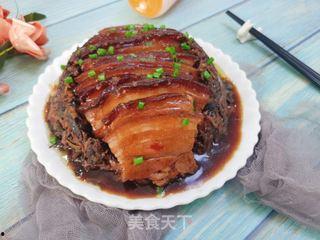 梅菜扣肉的做法视频,视频教程，轻松学会传统美味