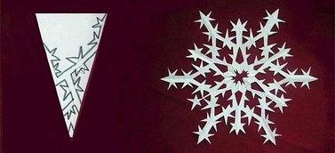 雪花剪纸视频,跟随视频学习制作精美雪花剪纸