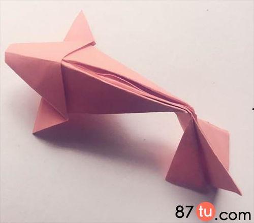 折纸鱼视频,轻松学会制作灵动水生精灵