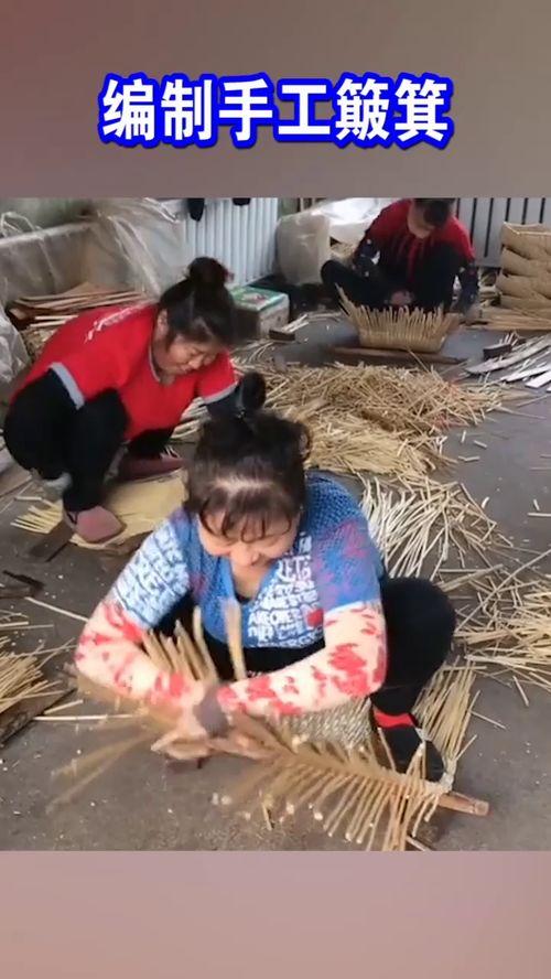 簸箕编织视频,传统与现代的完美融合