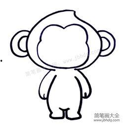 猴子简笔画视频